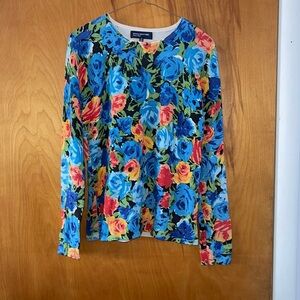 Jones of New York Signature floral sweater